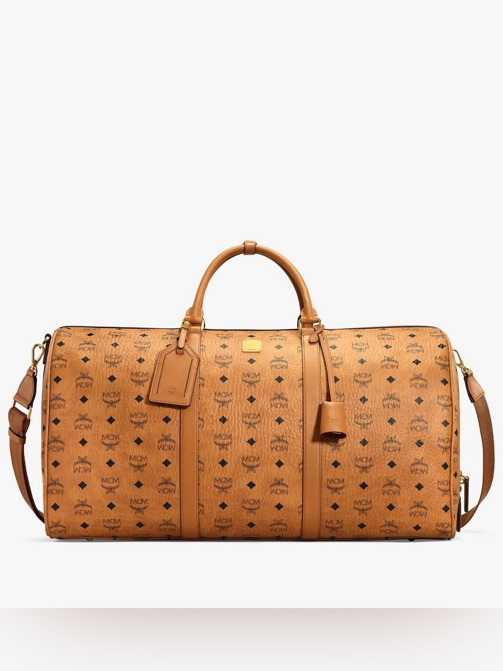 MCM Ottomar Weekender Bag in Visetos cognac
